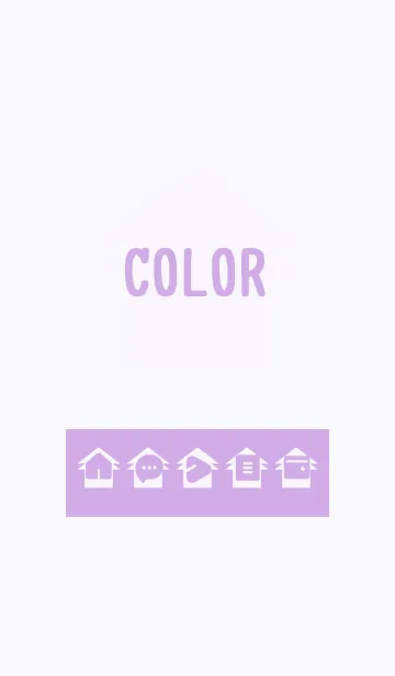 [LINE着せ替え] purple color T12の画像1
