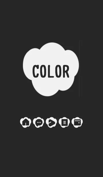 [LINE着せ替え] bw color U12の画像1