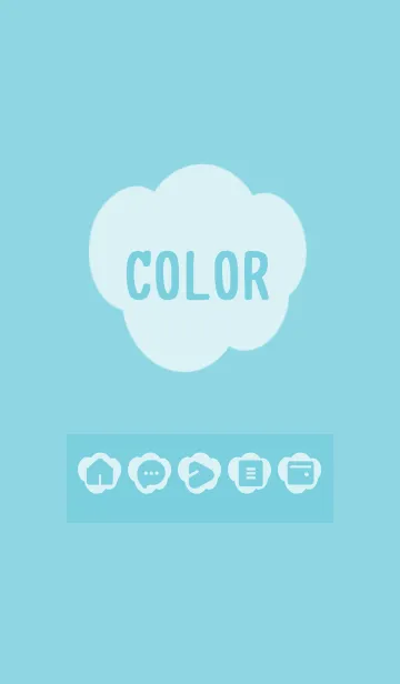 [LINE着せ替え] green color U26の画像1