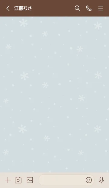 [LINE着せ替え] クリスマス7<グリーンブルー>の画像2