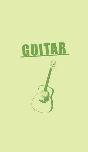 [LINE着せ替え] GUITAR COLOR 若芽の画像1
