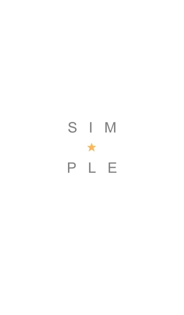 [LINE着せ替え] SIMPLE STAR-37の画像1