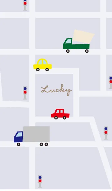 [LINE着せ替え] いろんな車が走る22の画像1