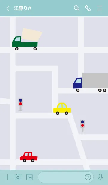 [LINE着せ替え] いろんな車が走る22の画像2