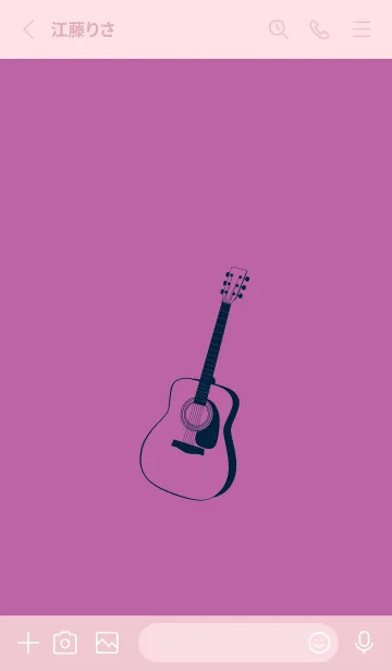 [LINE着せ替え] GUITAR COLOR 若紫の画像2
