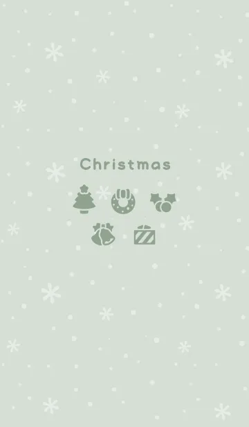 [LINE着せ替え] クリスマス8<グリーン>の画像1