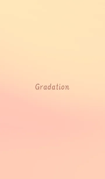 gradation YELLOW&PINK 22の着せ替えメイン画像