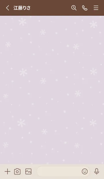 [LINE着せ替え] クリスマス8<パープルピンク>の画像2