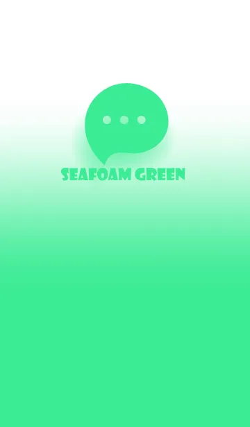 [LINE着せ替え] Seafoam Green & White Theme V.3 (JP)の画像1