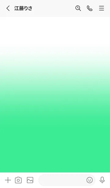 [LINE着せ替え] Seafoam Green & White Theme V.3 (JP)の画像2