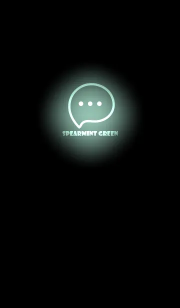 [LINE着せ替え] Spearmint Green  Neon Theme V3 (JP)の画像1