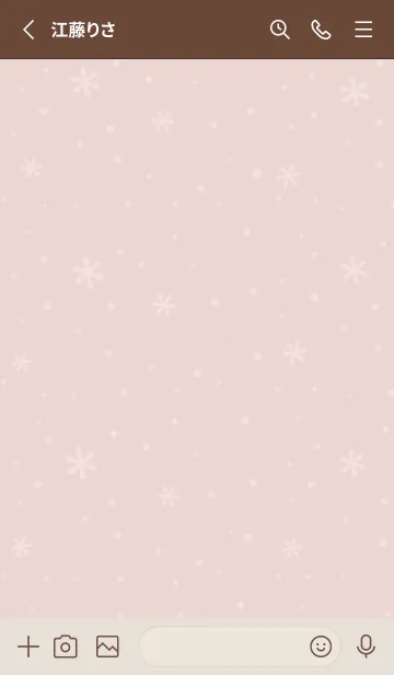 [LINE着せ替え] クリスマス8<ピンクオレンジ>の画像2