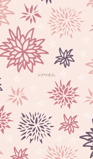 [LINE着せ替え] 和柄 花19の画像1