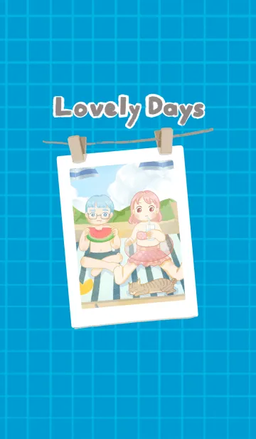 [LINE着せ替え] ラブリーデイズ -夏の画像1