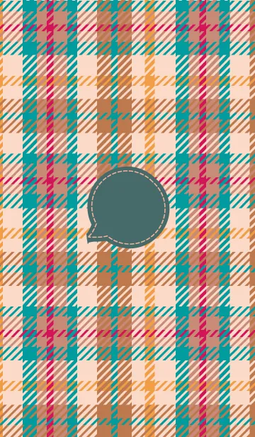 [LINE着せ替え] plaid & patchwork 6の画像1