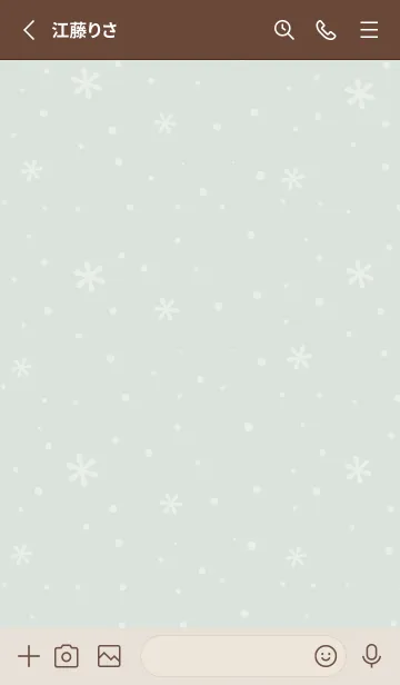 [LINE着せ替え] クリスマス9<グリーン>の画像2