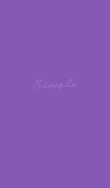 [LINE着せ替え] Simple Color J-Violet (Pu1)の画像1