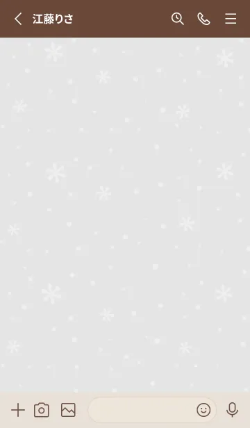 [LINE着せ替え] クリスマス9<グレー>の画像2