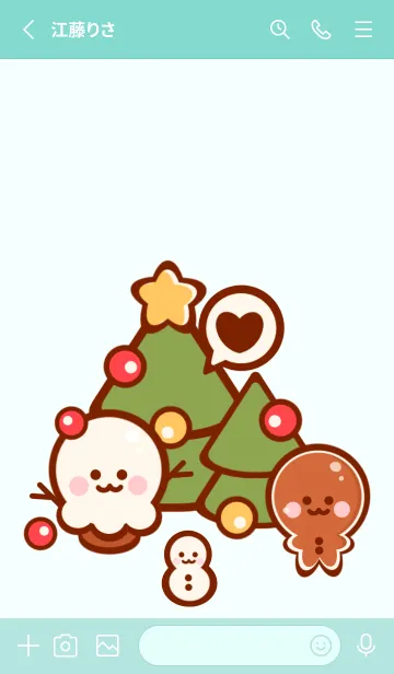 [LINE着せ替え] Christmas sweets 7 :)の画像2