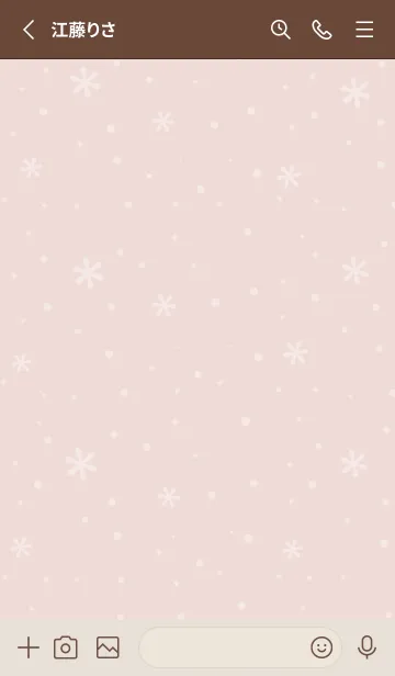 [LINE着せ替え] クリスマス9<ピンクオレンジ>の画像2