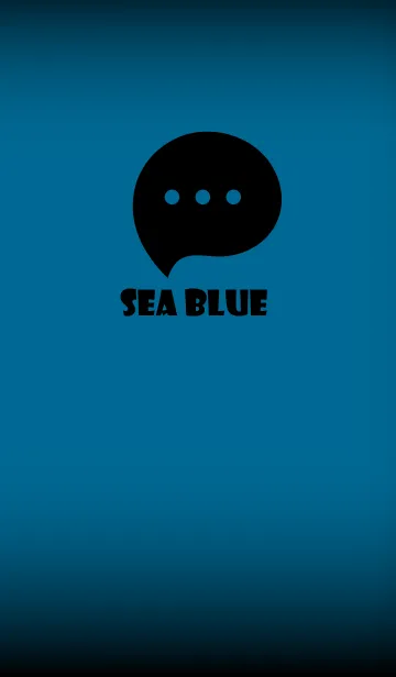 [LINE着せ替え] Sea Blue  And Black V.3 (JP)の画像1