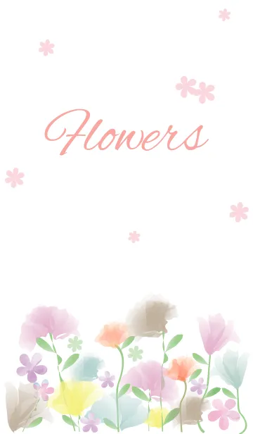 [LINE着せ替え] F l o w e r s - Pretty 34 -の画像1