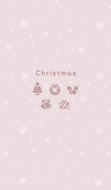 [LINE着せ替え] クリスマス10<ピンク>の画像1