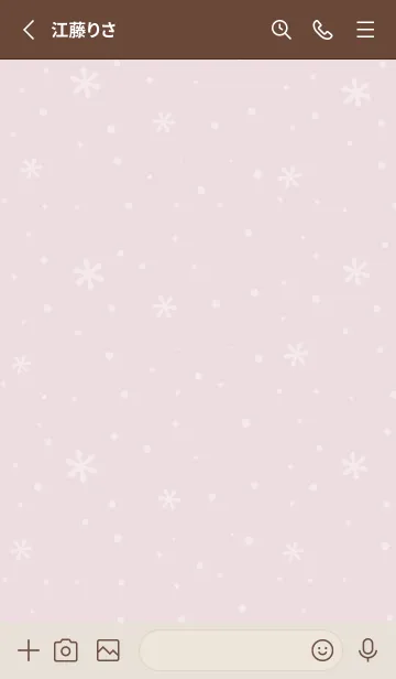 [LINE着せ替え] クリスマス10<ピンク>の画像2