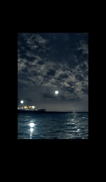 [LINE着せ替え] 夜の月 月の海 #DlT_21。の画像1