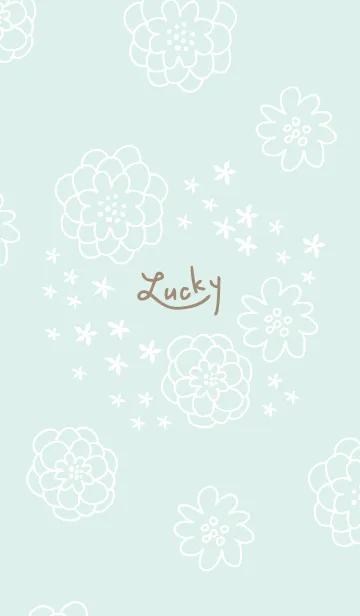 [LINE着せ替え] 小花舞う白い花28の画像1