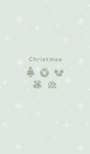 [LINE着せ替え] クリスマス10<グリーン>の画像1