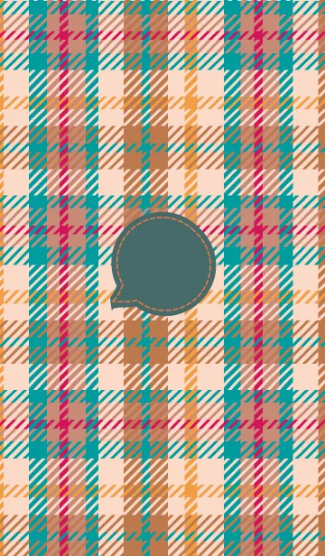 [LINE着せ替え] plaid & patchwork 8の画像1