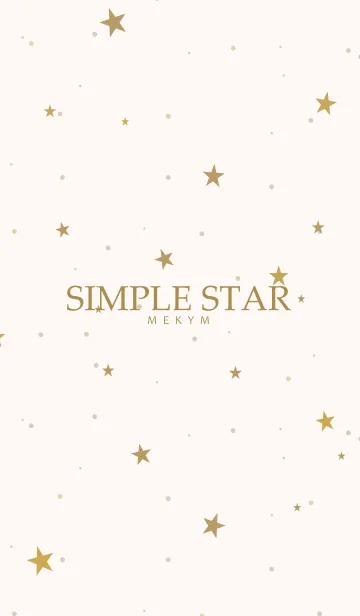 [LINE着せ替え] SIMPLE STAR NATURAL YELLOW 35の画像1