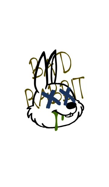 [LINE着せ替え] バッド ラビット 116の画像1