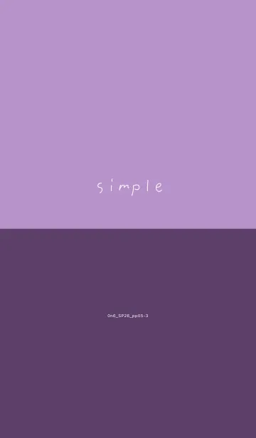 [LINE着せ替え] 0n6_26_パープル5-3の画像1