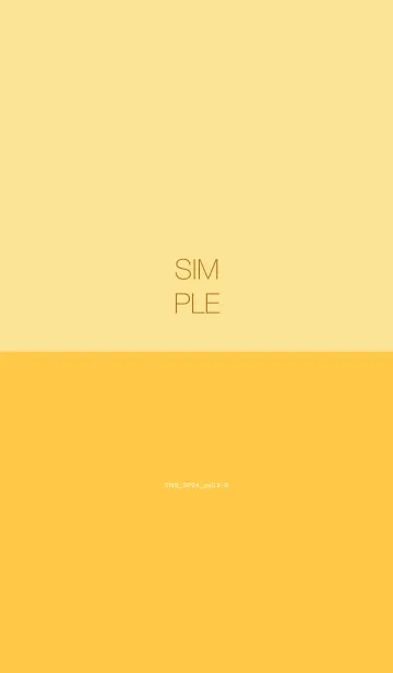 [LINE着せ替え] 0N5_24_イエロー3-9の画像1