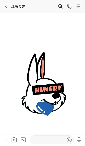 [LINE着せ替え] ハングリーラビット 279の画像2