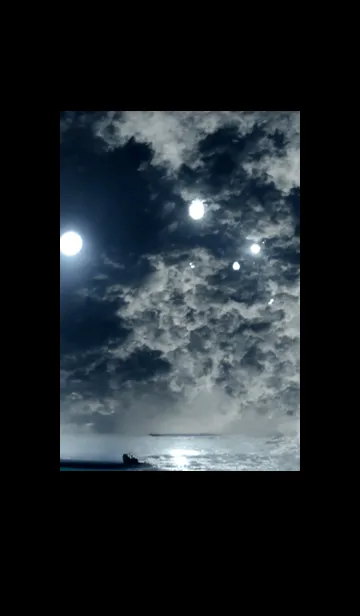 [LINE着せ替え] 夜の月 月の海 #DlU_11。の画像1