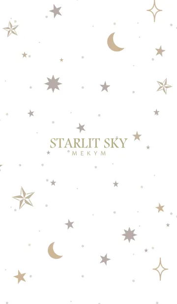 [LINE着せ替え] SIMPLE-STARLIT SKY MEKYM 32の画像1