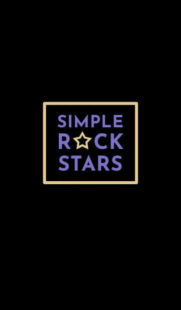 [LINE着せ替え] シンプル ロック スター 14の画像1