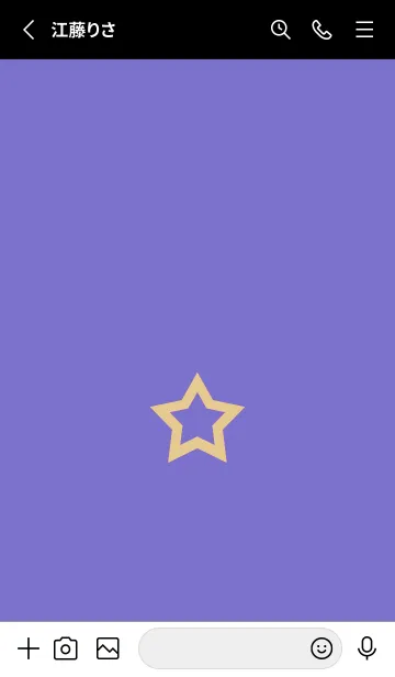 [LINE着せ替え] シンプル ロック スター 14の画像2