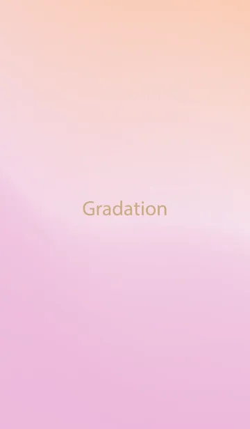 [LINE着せ替え] gradation ORANGE&PINK 38の画像1