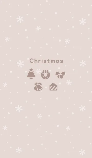 [LINE着せ替え] クリスマス10<ブラウン>の画像1