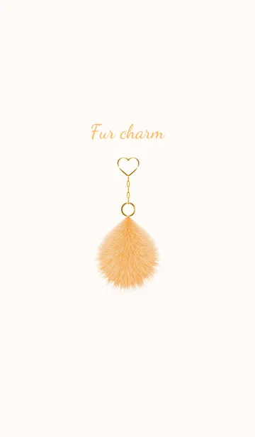 [LINE着せ替え] Fur charm Orange.の画像1