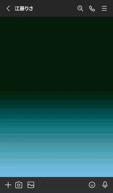 [LINE着せ替え] シンプル ダーク アイコン 80の画像2