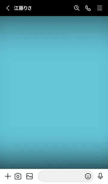 [LINE着せ替え] Sky Blue Neon Theme V3 (JP)の画像2