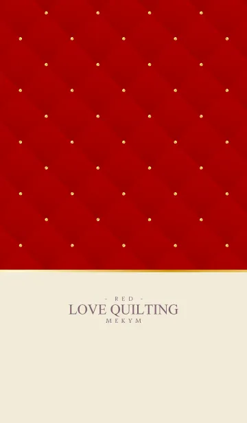 LOVE QUILTING RED 25の着せ替えメイン画像
