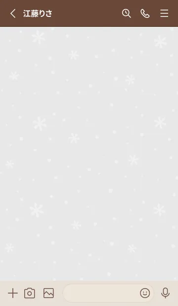 [LINE着せ替え] クリスマス10<グレー>の画像2