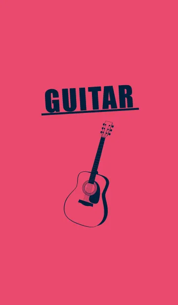 [LINE着せ替え] GUITAR COLOR フクシャパープルの画像1