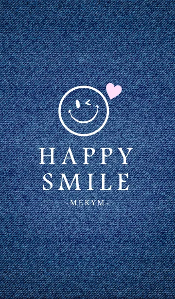 HAPPY SMILE DENIM HEART-MEKYM 18の着せ替えメイン画像